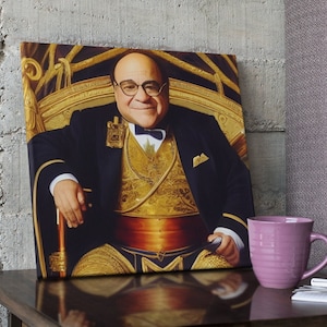Danny DeVito king canvas