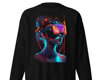 Virtual Reality Girl Gaming Sweatshirt