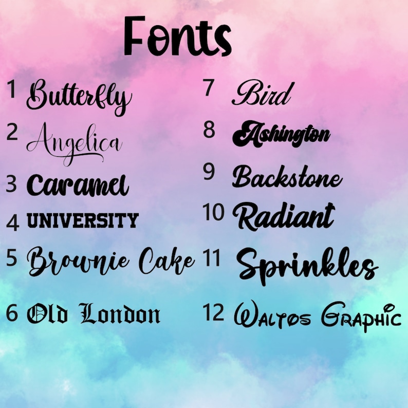 Personalized Vinyl Text Decal – Custom Lettering Sticker for Any ...
