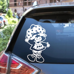 Strawberry Shortcake Doll vinyl decal, sticker, window car, laptop, tumbler, hood car