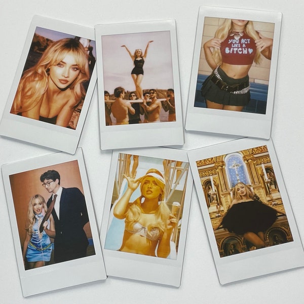 Sabrina Carpenter ESPRESSO and FEATHER Mini Picture Prints (INDIVIDUAL)