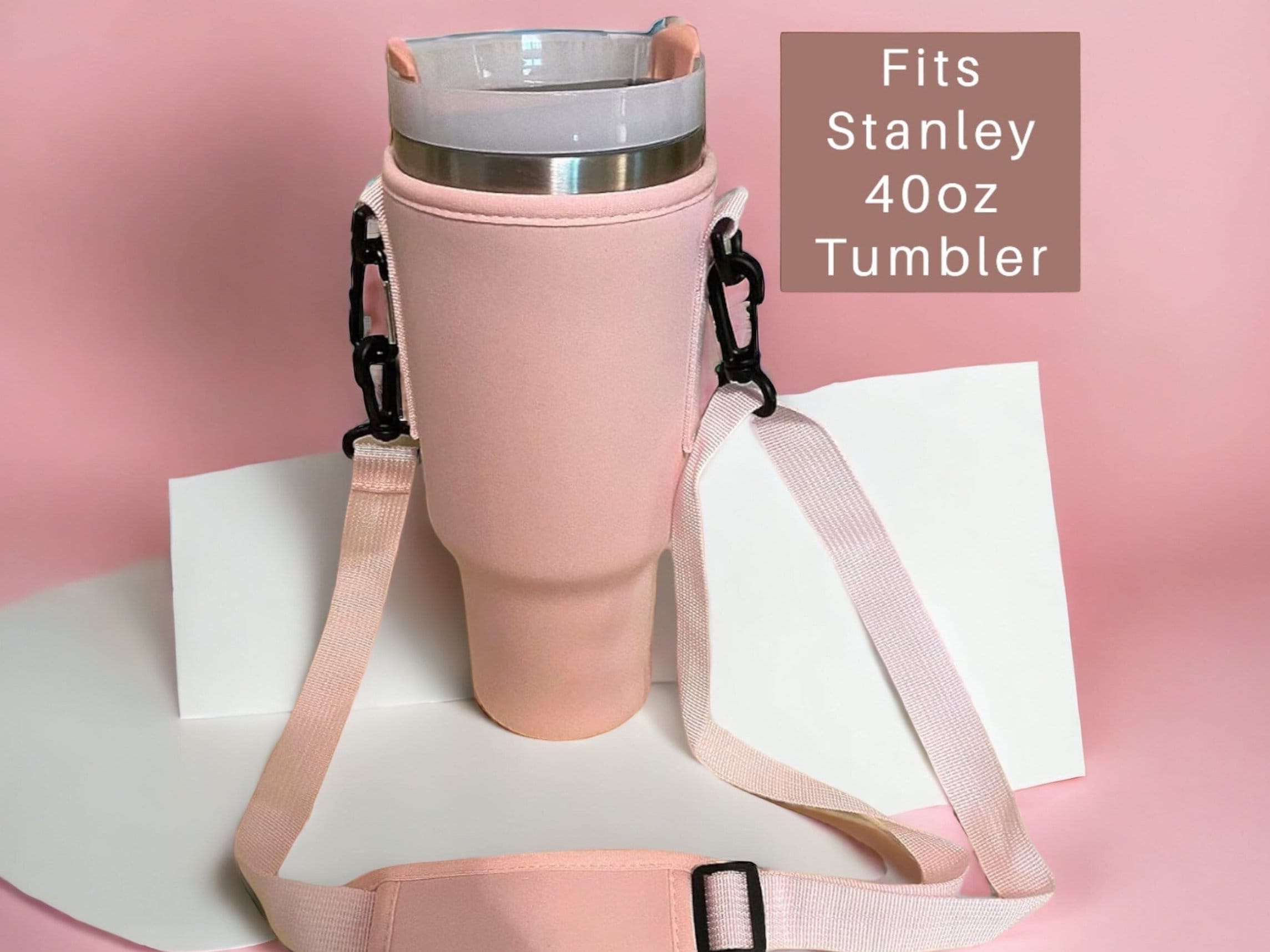 Water Bottle Pouch For Stanley Neoprene Tumbler Adjustable Strap Cup Clip  On Pouches Outdoor Sport Carrier Purse For Walking - AliExpress