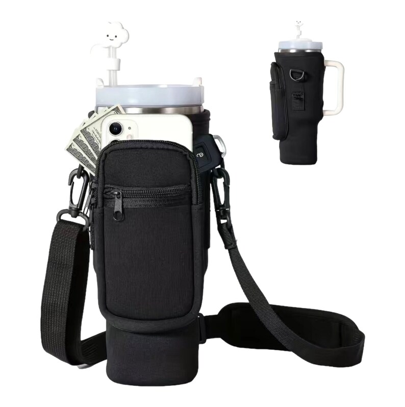 30oz 40oz Stanley Cup Holder Carrier Bag With Strap Tumbler Crossbody ...