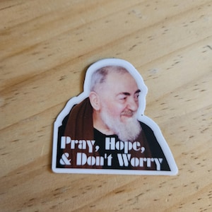 Small Padre Pio Sticker