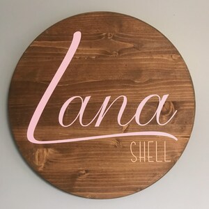 Personalisiertes Namensschild | Vor- und Zweitnamensschild | Kinderzimmer Name Decor