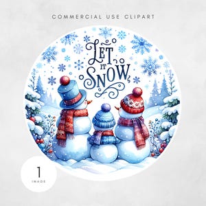 Let It Snow Png Sublimation Design PNG Christmas Snowman Digital Download Snowflake PNG design Winter Vibes Png White Christmas Graphic