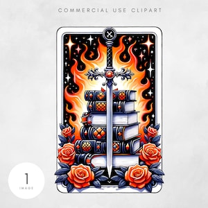 Romantasy Book club png, Tarot Card Books png, bookish png, fantasy book tarot, reading png, romance book png, Book Lover Sublimation Design
