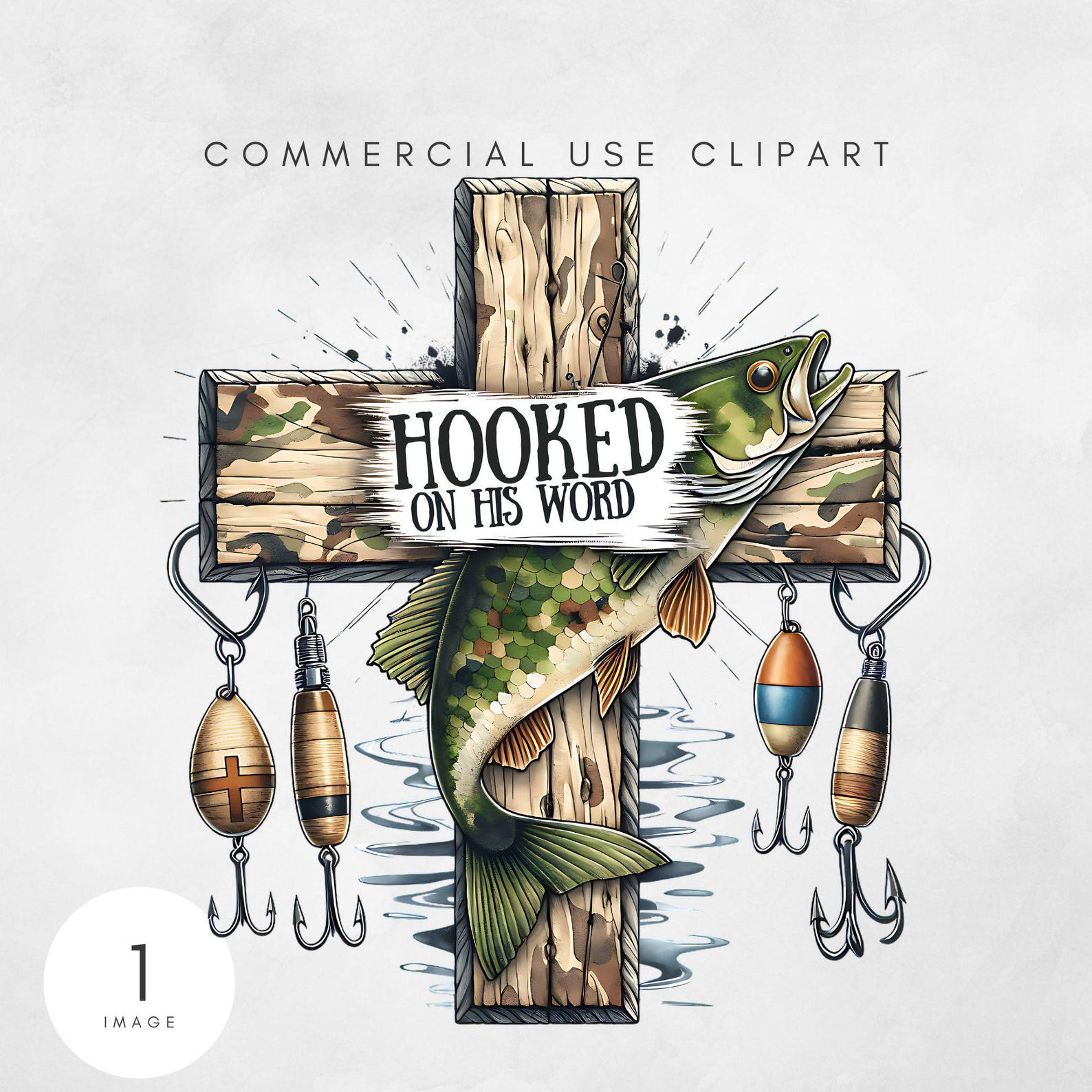 Camo Cross Fishing Png Christian Fishers of Men Png Bible Nature ...