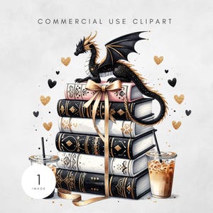 Well Read and Caffeinated PNG Bookish Design for Coffee Lovers Sublimation Gift for Readers Digital Download Fantasy Book Stack Graphic File