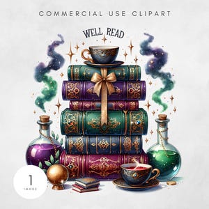 Gut gelesen und koffeinhaltige PNG Bücherwurm Design für Kaffeeliebhaber Sublimationsgeschenk für Leser Digitaler Download Fantasy Buch Stapel Grafikdatei
