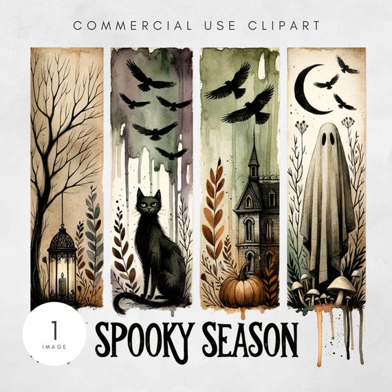 spooky season png vintage halloween ghost png Moody fall pumpkin shirt design halloween brushstroke sublimation with witchy vibes png