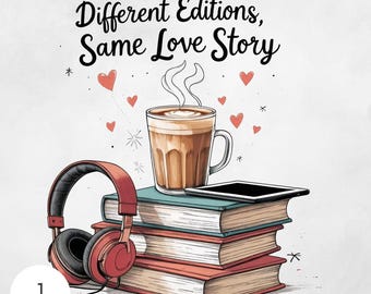 Audiobook E-Reader Book PNG Still Reading Cute Trendy Digital Download for Book Lovers Stickers Aesthetic Designs Booktok Reader Gifts