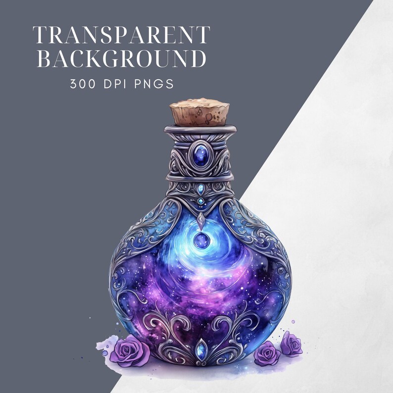 Elixir Clipart PNG Design Magical Potion Bottles Witchcraft Art Alchemy ...