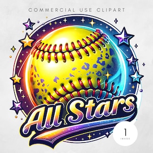 All Stars Softball Png Design Softball Team Sublimation Png Sport Png Girls Softball png Game day png Softball PNG Softball Graphics for DIY