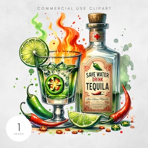 Sparen Sie Wasser Drink Tequila PNG Meine Tequila Shirt Grafik Spicy Chilli Shirt Grafik Margarita T-Shirt Design Lustiges Trinkshirt PNG Datei Bild 1