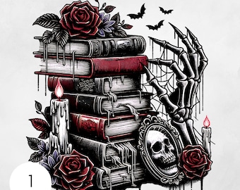 Dark Book Lover PNG Ich mag Bücher PNG Bücherstapel PNG Lesezeichen Digitaler Download Bücher über Menschen moralisch grau Sublimation PNG Bücherwurm Datei