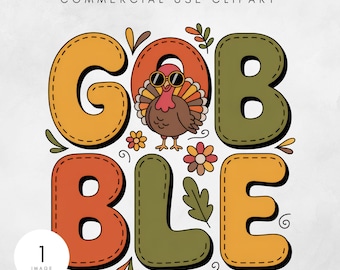 Thanksgiving Gobble Coquette PNG, Turkey Thanksgiving Sublimation Design Png, Preppy Fall Digital Download Retro Vibe Turkey Graphic