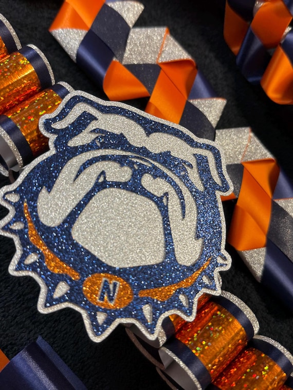 Custom Glitter Mascot Cutout – Homecoming Mum, Graduation Cap Decor