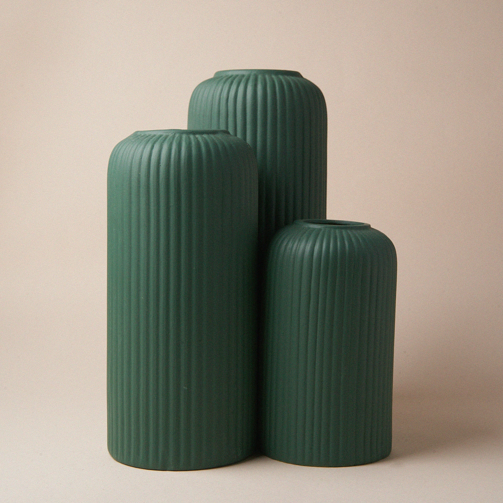 Ribbed Vase - Etsy