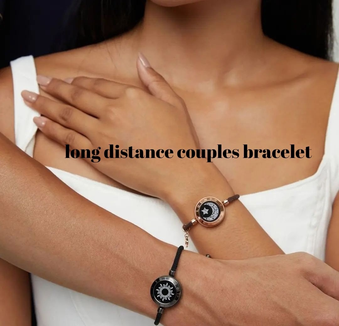 totwoo long distance touch bracelets for couples Algeria