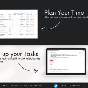 Coda Template: Personal Goal Setting, Task and Habit Tracker - Etsy