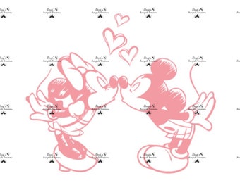 Mickey y Minnie Love PNG Descargar