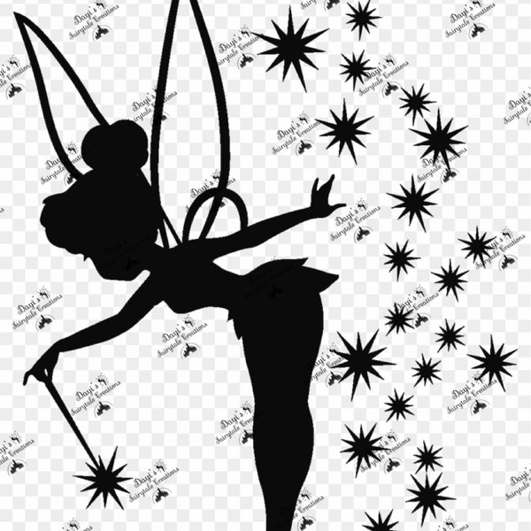 Tinkerbell-Silhouette Digital Download PNG