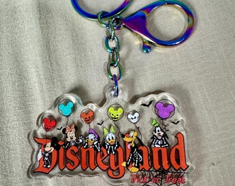 Spookachtige Disneyland-sleutelhanger | Halloween | Acryl | Tashanger