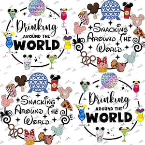 Drinking/Snacking Around The World PNG | JPG Digital