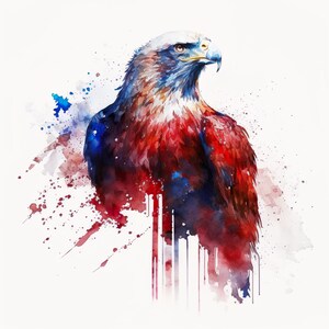 Aquarell Adler, v2