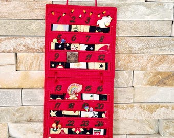 Embroidery file Advent calendar for filling ITH