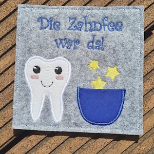 Fichier de broderie enveloppe d'argent fée des dents