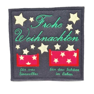 Fichier de broderie enveloppe d'argent Noël ITH