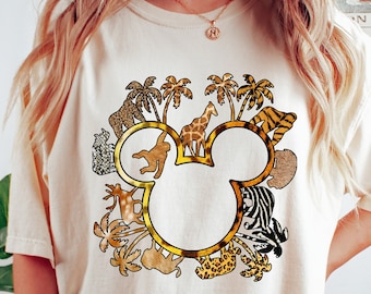 Disney Animal Kingdom Comfort Shirt, Disney Wild Shirt,Disney Family Trip Shirt,Disney Safari Shirt,Hakuna Matata Leopard Shirt,Beach shirts