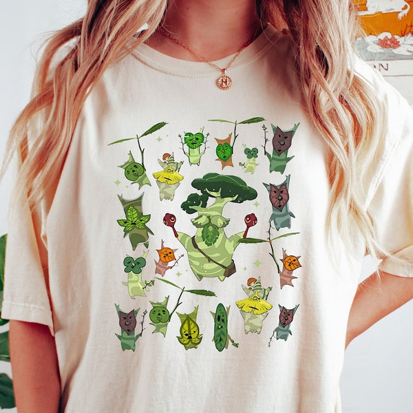 Zelda Korok Shirt, Breath Of The Wild Hylia Shirt, Korok Arboretum, Gamer Shirt, Korok Tee, Plant Lover Sweatshirt, Floral Sweatshirt