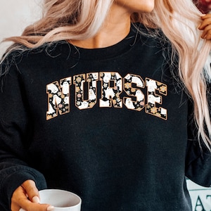 Halloween Nurse Sweatshirt, Spooky Nurse Sweatshirt, Nurse Halloween T-shirt, Cute Nurse Shirt, Nurse Halloween Gifts, Halloween Party Shirt
