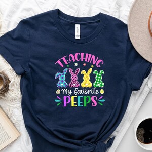 Happy Easter Shirt, Happy Easter Bunnies Shirt, Bunny Shirt, paashaas Shirt, Schattig Paas Shirt, Leopard Bunny Shirt, Pasen Matching Tee