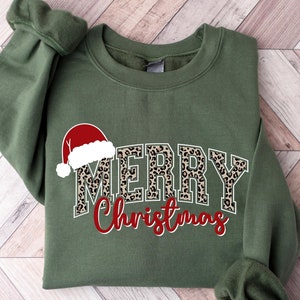 Christmas Sweatshirt, Womens Christmas Sweatshirt, Merry Christmas Sweatshirt, Christmas Sweatshirts for Women, Christmas Gift Women