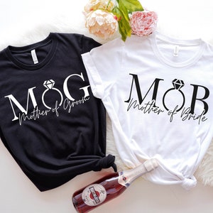 Mother of the Bride T-Shirt, Mother of the Groom T-Shirt, Matching Mom Shirts, Mom Wedding Shirts, Mother of the Bride and Groom Shirts