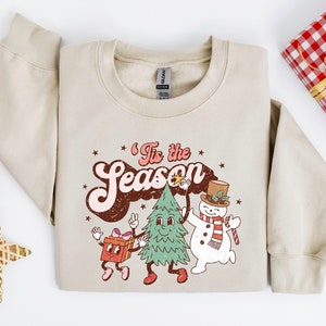 Tis The Season Sweatshirt, Christmas Tis The Season Sweatshirt, Cute Winter Sweatshirt, Merry Christmas Sweatshirt, Christmas Shirt