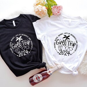 Beach Shirt, Girls Trip Tshirt 2024, Funny Girls Trip Shirt, Girls Summer Beach Shirt, Girls Squad Shirt, Making Memories Together
