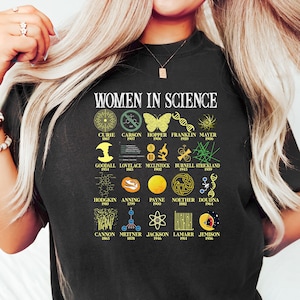 Frauen in der Wissenschaft T-Shirt, Wissenschaft Crewneck, Wissenschaftshemden, Geschenk für Absolventen, Frauen in der Wissenschaft T-Shirt, Frauen in der Wissenschaft Sweatshirt, Frauen in der Wissenschaft Pullover