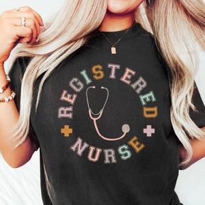 Registered Nurse Shirt for Women, Gift for Registered Nurse, RN Tee, RN Shirt for Registered Nurse, RN Graduation Gift Nursing Tee for Nurse