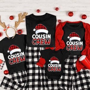 Cousin Crew Shirt, Cousin Crew Party Shirt, Weihnachtsshirt, WeihnachtsCousin Sweatshirt, Geschenk für Cousins, Familie Passendes Weihnachtsshirt