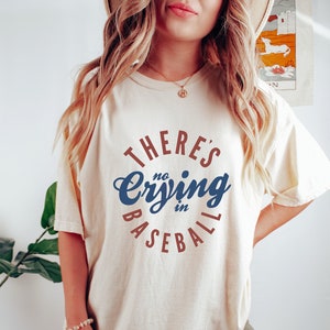 There is No Crying in Baseball Sweatshirt, Baseball Mom Sweatshirt, Funny Baseball Crewneck, Baseball Coach Shirt, Funny Baseball Sweater