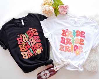 Bride Babe Shirt, Bachelorette Party Shirts, Retro Babe Shirt, Engagement Shirt, Bridesmaid Shirt, Retro Bride Shirt, Wedding Party Shirts