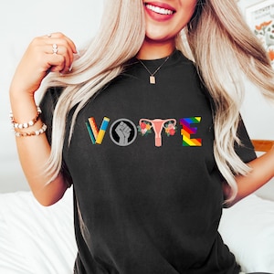 Vote Shirt, Banned Books Shirt, Reproductive Rights Tee, BLM Shirts, Election Tshirts, LGBTQ Shirt, Political Activism Shirt, Pro Roe V Wade