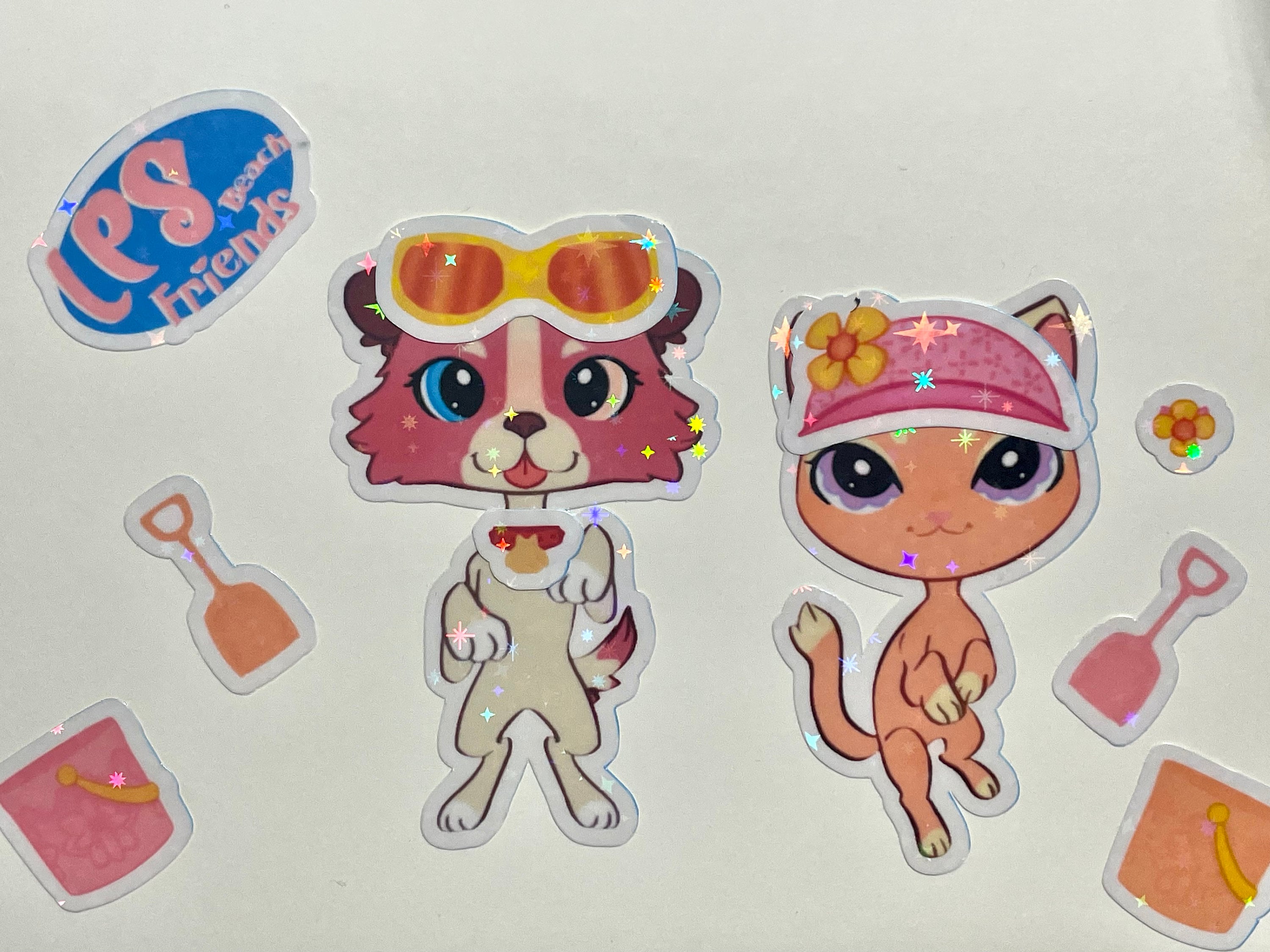 LPS littlest Pet Shop Sticker Sheets - Etsy