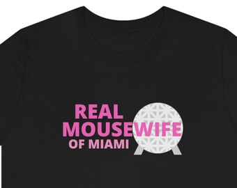 Real Mousewife of Miami Tee Shirt // Perfect Your Next Disney Trip or Vacation // Various Color Options and Sizes // Quick Delivery // Miami