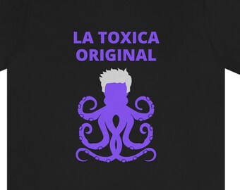 Evil Villain Ursula Tee / Toxica Original Tee / Disney Inspired Tee / Little Mermaid Top / Spanish Language Latino Latina Theme Park Tee